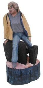 Rosine, wood, h 45cm