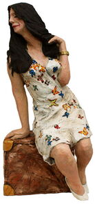 Xaveria, oak, h 114cm