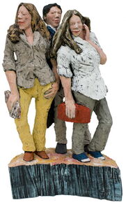 Die Samstags 11-22, wood, h=96cm