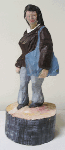 Natalie, oak, h 44cm