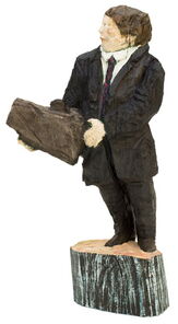 Friedhelm, oak, h 47cm