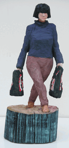 Hiltrud, oak, h 46cm