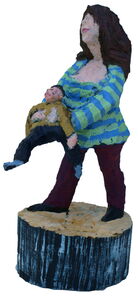 Kassandra, oak, h=52cm